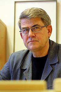 Akkurat nå er det som å jobbe i et vakuum, sier fungerende festspilldirektør Erik Bugge. Foto: Festspillene i Nord-Norge. Akkurat nå er det som å jobbe i et vakuum, sier fungerende festspilldirektør Erik Bugge. Foto: Festspillene i Nord-Norge.