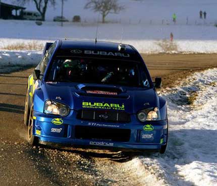 ( Foto: Subaru World Rally fra Solbergs hjemmeside )