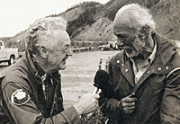 Rolf Kirkvaag treffer tsjekkeren Miroslav Bock på sykkeltur gjennom Canada og Alaska. Rolf Kirkvaag treffer tsjekkeren Miroslav Bock på sykkeltur gjennom Canada og Alaska.