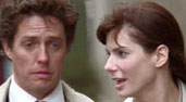 Filmkjærester. Hugh Grant og Sandra Bullock i "Two Weeks Notice". Filmkjærester. Hugh Grant og Sandra Bullock i "Two Weeks Notice".
