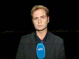 Knut Magnus Berge er på plass for NRK i Bam.