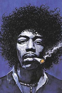 Jimi Hendrix' siste dager blir film. Foto: Postershop.com.