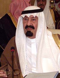 Saudi-Arabias kronprins Abdullah fikk kjeft på dagens toppmøte. (Foto: A.Naby, Reuters)