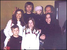 Jostein med familien backstage Jostein med familien backstage