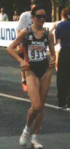 Kjersti Tysse Plätzer tok sølv i OL i Sydney.