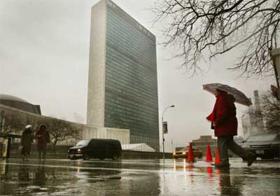 Arbeidet med planen er gjort her i FN-hovudkvartertet i New York. (Foto: Getty Images)