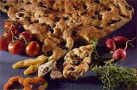 Foccacia er godt som både frokost og lunsj. Foto: Tine kjøkken