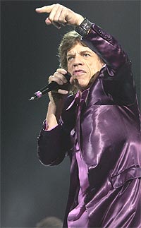 Mick Jagger og Rolling Stones må bremse på tekstene i Kina. Foto: Robert Cianflone / Getty Images. Mick Jagger og Rolling Stones må bremse på tekstene i Kina. Foto: Robert Cianflone / Getty Images.