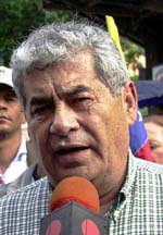 Fagforeningsleder Carlos Ortega fotograafert i Caracas for snart et år siden. (Foto: O.Sabetta, Getty Images) Fagforeningsleder Carlos Ortega fotograafert i Caracas for snart et år siden. (Foto: O.Sabetta, Getty Images)