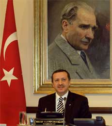 Tyrkias stasminister Tayyip Erdogan (REUTERS/Stringer ) 