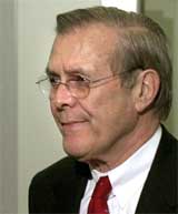 USAs forsvarsminister Donald Rumsfeld (foto: Getty Images) 