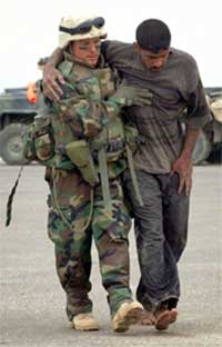 Det kan gå mot en lang og blodig krig for de amerikanske og irakiske soldatene. (Foto: Reuters)