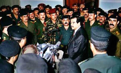  Et lite utvalg av Saddam Husseins dobbeltgjengere. 