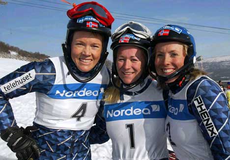 Trine Bakke, Line Viken og Lisa Bremseth (Foto: Gorm Kallestad/Scanpix) Trine Bakke, Line Viken og Lisa Bremseth (Foto: Gorm Kallestad/Scanpix)