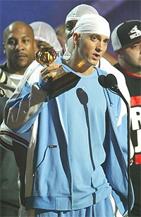 Eminem var våken på Grammy-utdelingen. Men på Oscar, der i mot. Foto: Frank Micelotta / Getty Images.