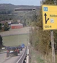 Det nye fengselet i Halden (svart markering) skal stå ferdig i 2009.