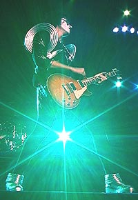 Kiss: Gitarist Ace Frehley. Foto: Kissonline.com.