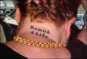  Enkelte medlemmer i Namnå-crewet har tatovering.