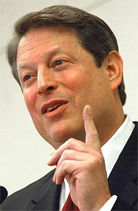 I går var Al Gore på Norgesbesøk for å skape blest om intenasjonale miljøutfordringer. Foto: Mark Wilson / Getty Images 