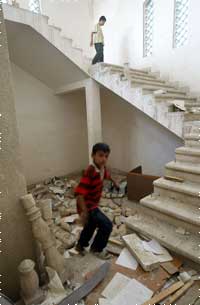 Bombete bygninger er det mange av i byen som britiske styrker nå har fått kontrollen over. Foto: Getty Images/Mario Tama