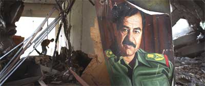 Saddam Hussein er selve symbolet på det irakiske regimet. (Foto: Getty Images)