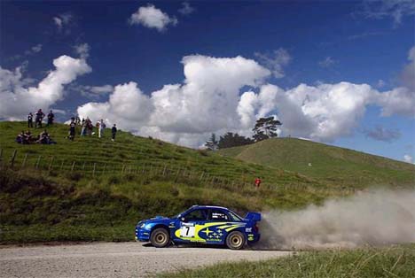 Petter Solberg, shakedown, New Zealand (Foto: www.swrt.com) Petter Solberg, shakedown, New Zealand (Foto: www.swrt.com)