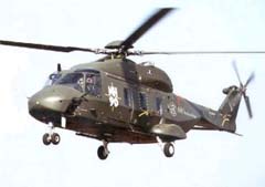Kystvaktens Lynx-helikopter.