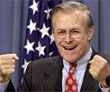 Forsvarsminister Donald Rumsfeld. Forsvarsminister Donald Rumsfeld.