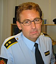 Håkon Grøttland, leder for etterforskningsseksjonen i Søndre Buskerud politidistrikt.