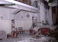 Hotel Safir i Casablanca ble hardt rammet av bombene. (Foto: Reuters/Scanpix)