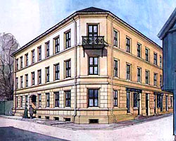 Liv Rønneberg vandrer rundt i Wesselsgt. 5 som har gjenoppstått på Folkemuseet i Oslo i Sølvsuper på NRK P1 søndag 1/6. Liv Rønneberg vandrer rundt i Wesselsgt. 5 som har gjenoppstått på Folkemuseet i Oslo i Sølvsuper på NRK P1 søndag 1/6.