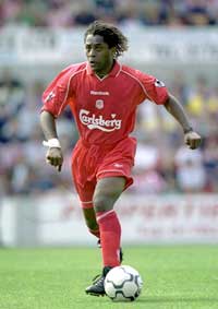 Bernard Diomede må slutte i Liverpool. (Foto: Shaun Botterill /Allsport) Bernard Diomede må slutte i Liverpool. (Foto: Shaun Botterill /Allsport)