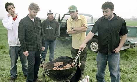 Amerikanske Grandaddy tar seg en grillfest i anledning utgivelsen av deres nyeste album, 