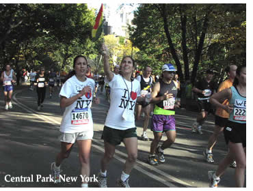 New York Marathon, en folkelig løpefest.Ingrid har vunnet der også...