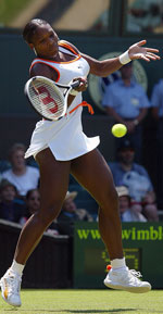 Serena Williams viste styrke mot Jill Creybas (Foto: Getty)