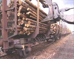Mere tømmertransport jernbane?