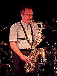 En av verdens fremste saxofonister, George Garzone, spilte på Nite Spot. Foto: Rune Johansen, NRK.no/musikk.