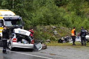 Det har vært mange ulykker på den aktuelle strekningen. (Foto: Stein Torleif Bjella / Hallingdølen / SCANPIX)