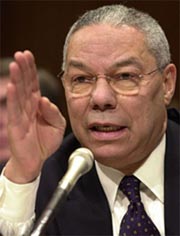 USAs utenriksminister Colin Powell. (Arkivfoto)