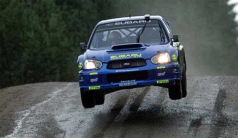 Solberg kjører for en plass på pallen i Finland (Foto: www.swrt.com)