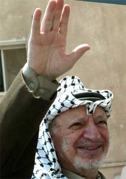 IKKE RESPONS: Yasir Arafat bli ikke bønnhørt. Hamas og Islamsk Jihad vil ikke legge ned våpnene. (Foto: Scanpix)
