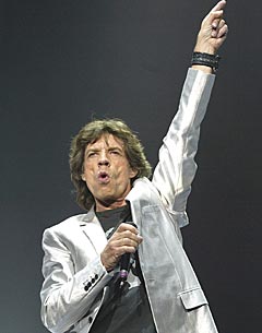 Mick Jagger under den legendariske konserten i Madison Square Garden 16. januar i år. Foto: REUTERS / Shannon Stapleton.