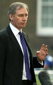 Den britiske forsvarsministeren Geoff Hoon. Foto: Alastair Grant, AP/Scanpix