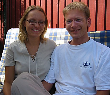 Hege Helene og Anders Bålsrød er svært fornøyde etter å ha deltatt på samlivskurs på Modum.