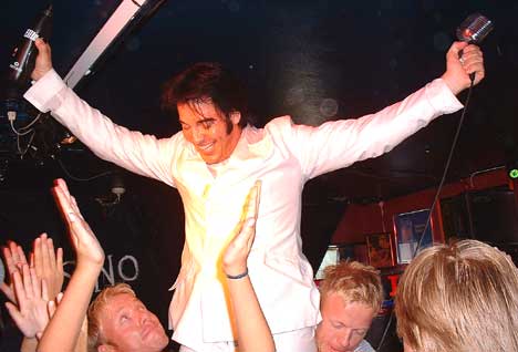 kjell Elvis made it! Foto: Gunnar Kleiberg, NRK Sørlandet.