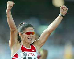 Ana Guevara vant 400 meter i Zürich. (Foto: Reuters/Scanpix)