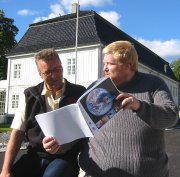Vidar Lande (t.v) og Bjørn Tore Ødegården.