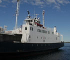 Fyllefesten ombord i fergen MF «Os» kan ende med fengel for kapteinen (Arkivfoto).