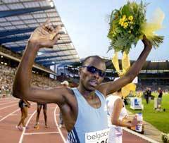 Wilfred Bungei vant 800 meter på årsbeste i verden. (Foto: Reuters/Scanpix)