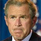 George W. Bush vedgår at det ikkje er bevis for at Saddam Hussein var medansvarleg for terrorangepa 11. september 2001.